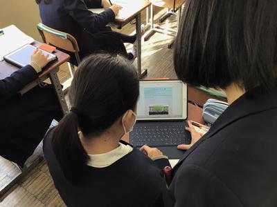 アドバイスをもらいながら…